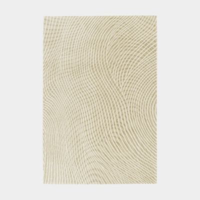 Tapis de salon ou chambre - Méditation - Beige et écru - 200 x 290 cm