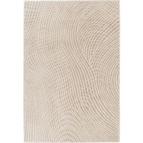 Tapis de salon ou chambre - Méditation - Beige nude - 160 x 230 cm