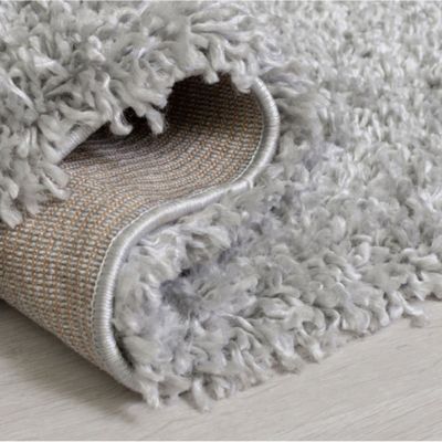Tapis de salon à poils longs shaggy STIRA