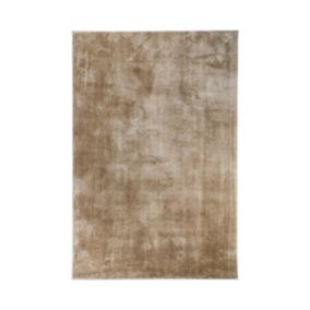 Tapis de Salon Rectangulaire Miami, Beige, Polyester, 230x160x1 cm, EPIKASA