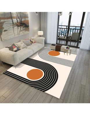 Tapis de salon SEVENTIES Orange - 80x150cm