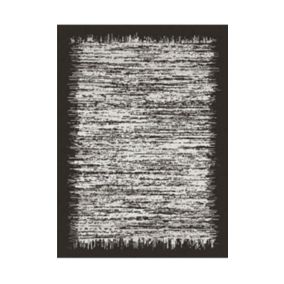 Tapis de salon SHADOW 50 x 80 cm - Noir