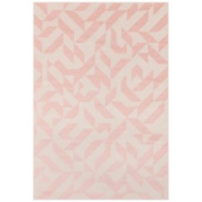 Tapis de salon tissé plat moderne SHAPY