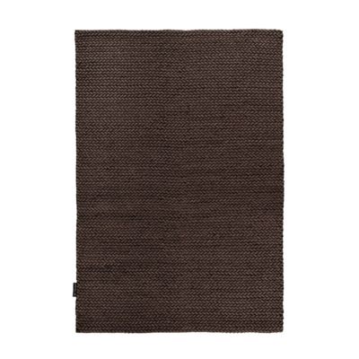 Tapis de salon tressé main en laine BORY