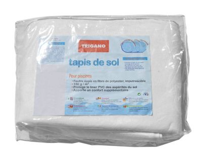 Tapis de sol feutre 4,00 x 4,90 m pour piscine