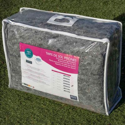 Tapis de sol feutrine EDG piscine hors-sol 7.3m x 4.0m