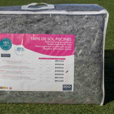 Tapis de sol feutrine EDG piscine hors-sol 7.3m x 4.0m