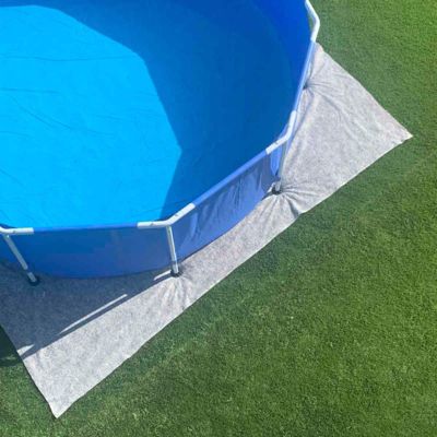 Tapis de sol feutrine EDG piscine hors-sol 7.3m x 4.0m