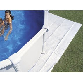 Tapis de sol Toi SWIMLUX piscine hors-sol ovale 12 x 4.57m