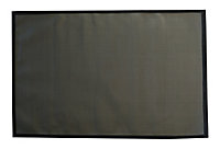 Tapis de terrasse textilène gris 120 x 180 cm