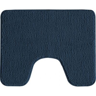 Tapis de toilette uni en polyester 50x40cm