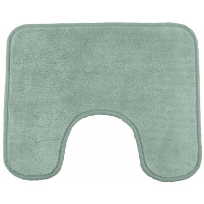 Tapis de toilette uni en polyester 50x40cm