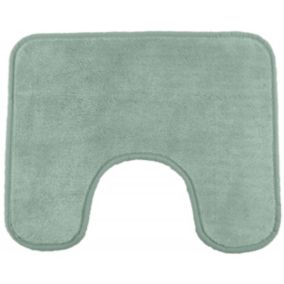 Tapis de toilette uni en polyester 50x40cm