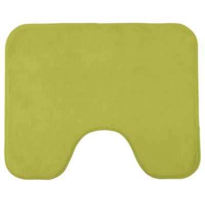 Tapis de toilette uni en polyester 50x40cm