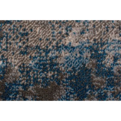 Tapis design rayé pour salon Wonderlust 230x160 CM - Bleu