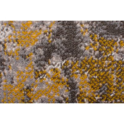 Tapis design rayé pour salon Wonderlust 230x160 CM - Jaune