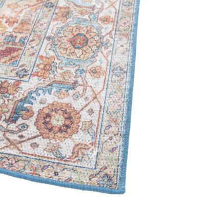 Tapis Dorsey GoodHome l. 120cm x L. 170cm bleu