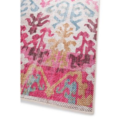 Tapis Dorsey GoodHome rose L.170 x L.120 cm