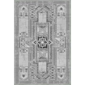 Tapis EDFOU Gris, Dimension: 300x400