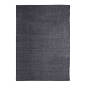 Tapis effet délavé noir 120x170