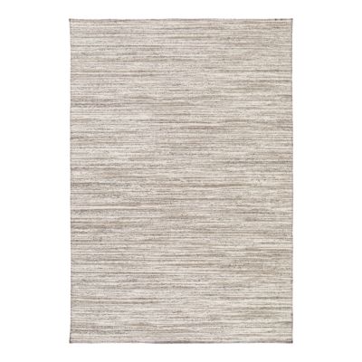 Tapis effet tissé Azusa GoodHome tissage à plat L.120 x L.170cm crème et naturel