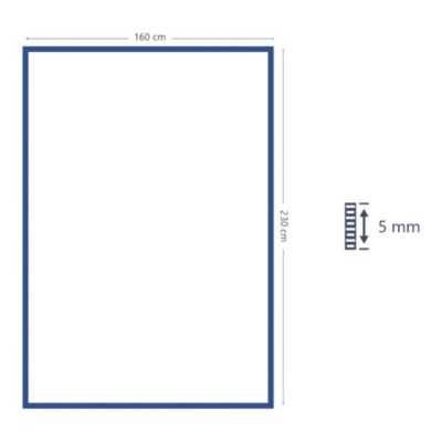 Tapis effet tissé Melua GoodHome tissage à plat L.160 x L.230cm naturel
