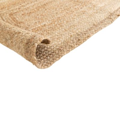 Tapis effet tissé Melua GoodHome tissage à plat L.160 x L.230cm naturel