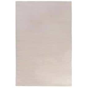 Tapis en coton beige 140 x 200 cm DERINCE