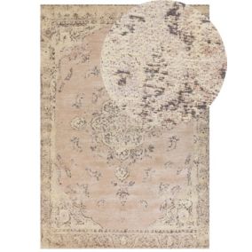 Tapis en coton beige 160 x 230 cm MATARIM