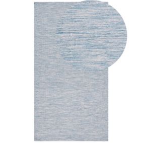 Tapis en coton bleu clair 80 x 150 cm DERINCE