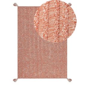 Tapis en coton orange 140 x 200 cm MUGLA