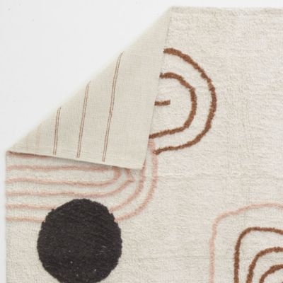 Tapis en coton tufté Arty - Terracotta
