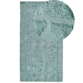 Tapis en coton turquoise 80 x 150 cm SIRNAK