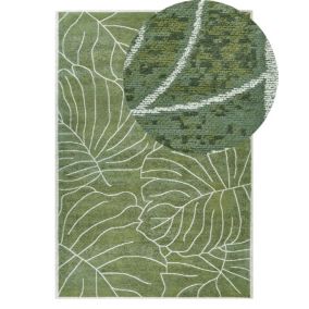 Tapis en coton vert 140 x 200 cm SARMIN