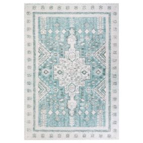 Tapis en coton vert menthe 160 x 230 cm FULLA