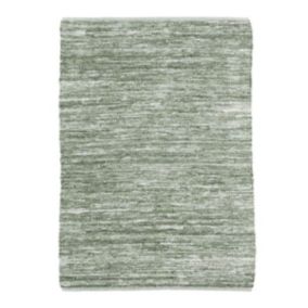 Tapis en cuir tressé vert clair 160x230