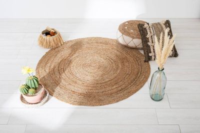 Tapis en jute D120 cm - Atmosphera