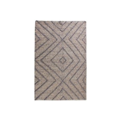 Tapis en jute grise Worgan 90x60 cm