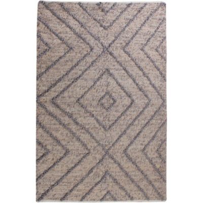 Tapis en jute grise Worgan 90x60 cm
