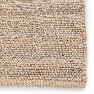 Tapis en jute naturel à motif losange tissé main 160 x 230 cm  Oviala