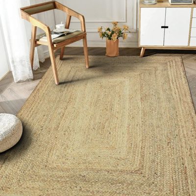 Tapis en jute tressé naturel 120x170