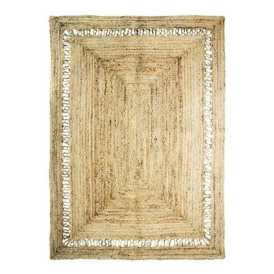 Tapis en jute vague naturel 120x170