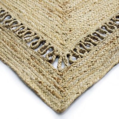 Tapis en jute vague naturel 120x170