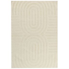 Tapis en laine beige 160 x 230 cm MASTUNG