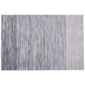 Tapis en laine gris clair 200 x 300 cm KAPAKLI