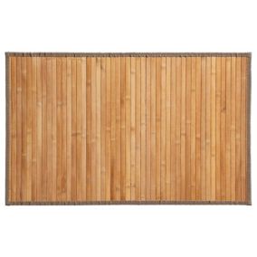 Tapis en lattes de bambou (50x80 cm - Naturel)