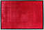 Tapis en microfibres rouge 60x90 cm avec semelle en PVC