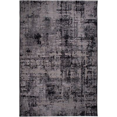 Tapis en polypropylène noir Catania 110x60 cm