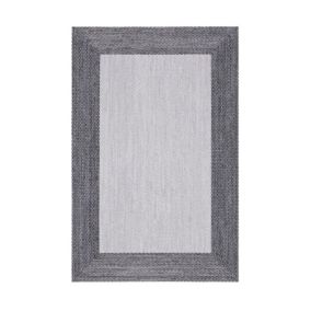 Tapis en vinyle Deblon, tapis de intérieur de decoration Tapis en PVC , Gris Géométrique  120 x 180 cm