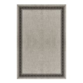 Tapis en vinyle Deblon, tapis de intérieur de decoration Tapis en PVC , pour intérieur et extérieur Cadremarron  80 x 150 cm